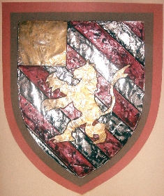 Family crest designed by Scott Dahne in 1972.  Originally on display at the Baltimore Museum of Art in the K-12 Art Exhibit.